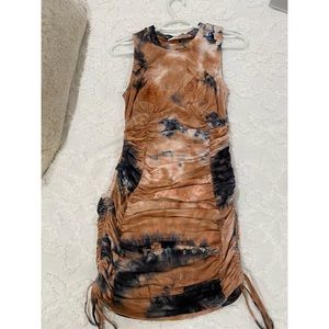 Tie Dye bodycon dress